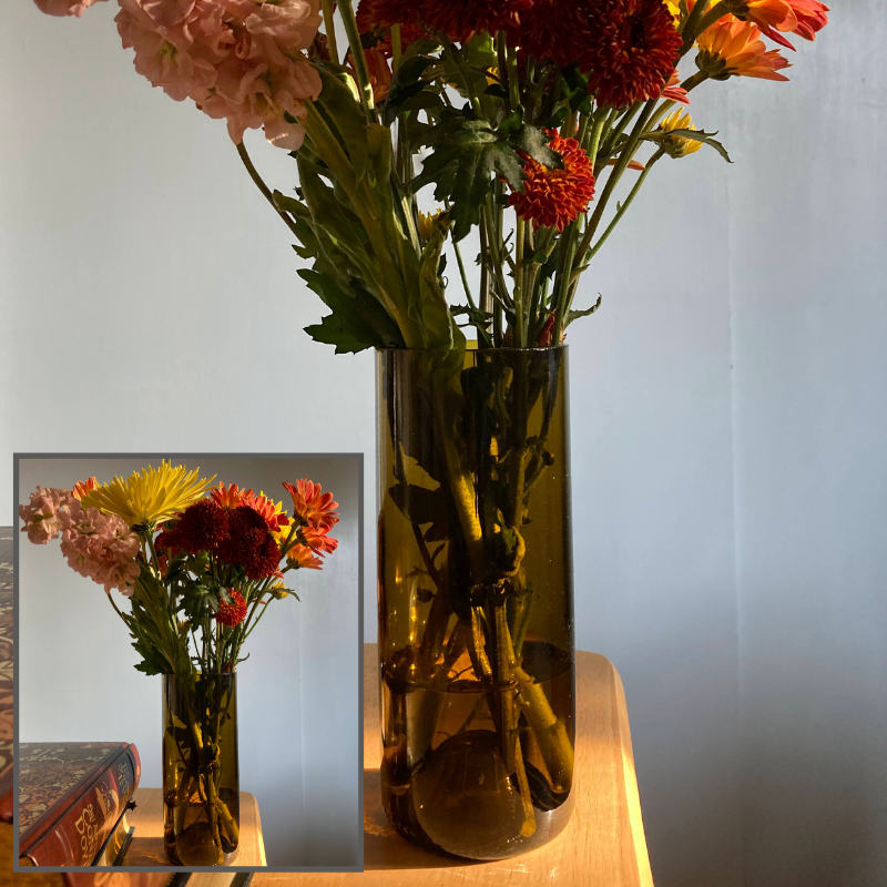 Luminous Green - Cylinder Vase