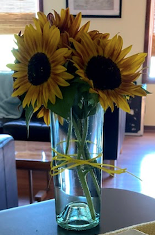 Clear Blue Sky - Flower Vase