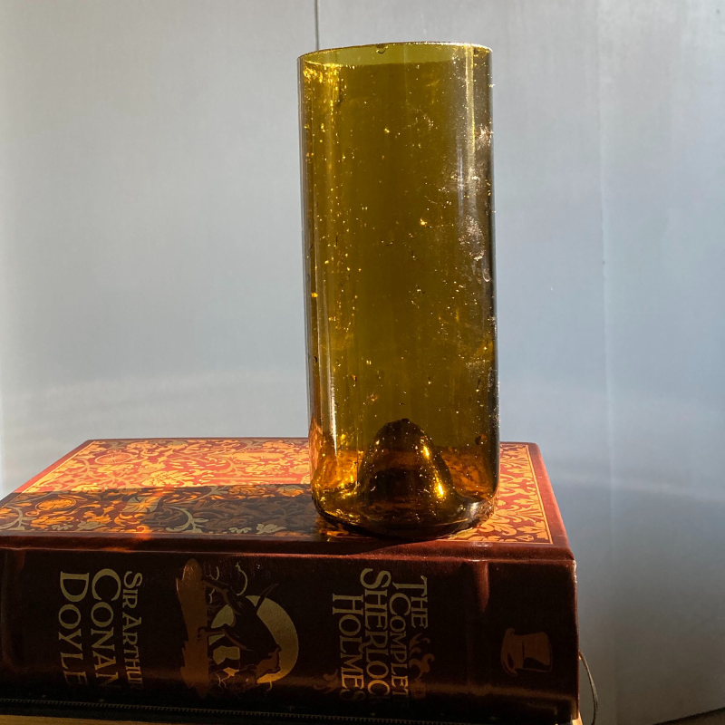 Luminous Green - Cylinder Vase